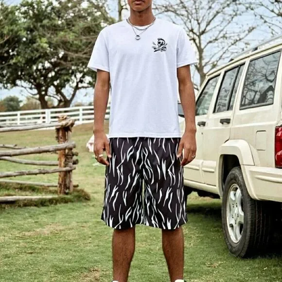 Men's graphic shorts - Picture 6 of 8